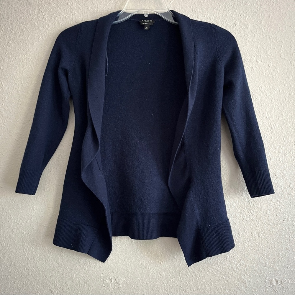 Talbots petite merino wool cardigan